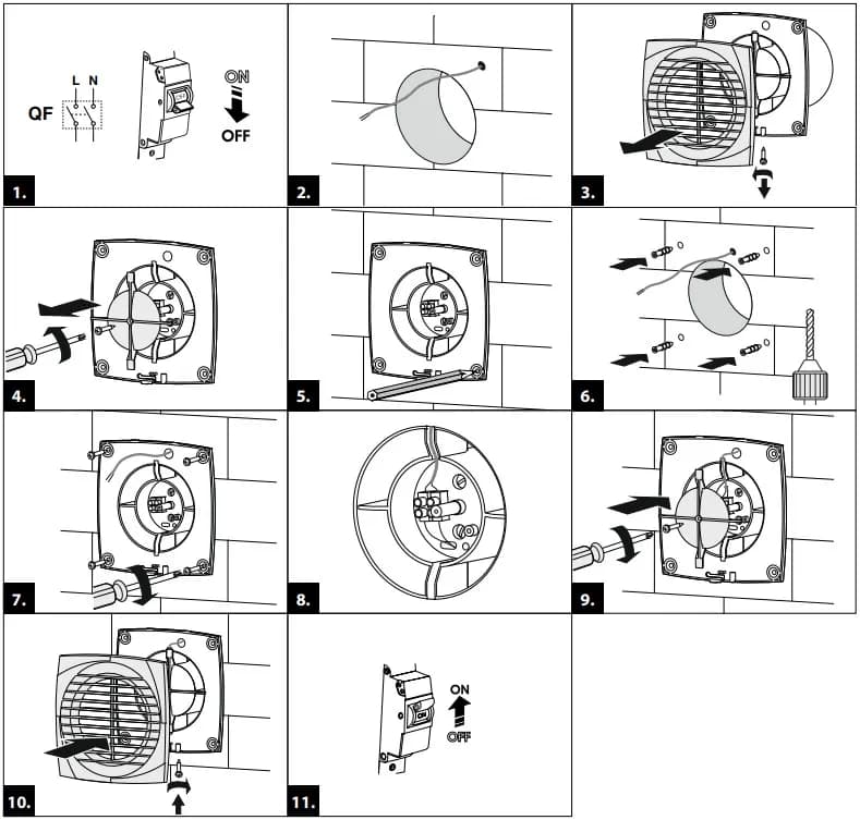 Jak podłączyć wentylator łazienkowy z czujnikiem wilgoci bez błędów Jak podłączyć wentylator łazienkowy z czujnikiem wilgoci bez błędów